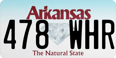 AR license plate 478WHR
