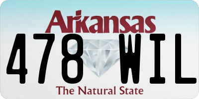 AR license plate 478WIL