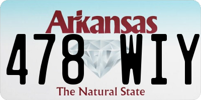 AR license plate 478WIY