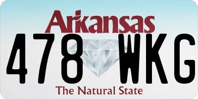 AR license plate 478WKG