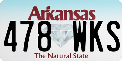 AR license plate 478WKS