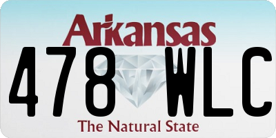 AR license plate 478WLC
