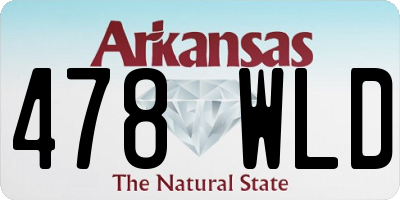 AR license plate 478WLD