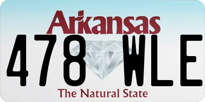 AR license plate 478WLE