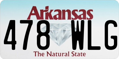 AR license plate 478WLG