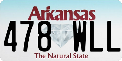 AR license plate 478WLL