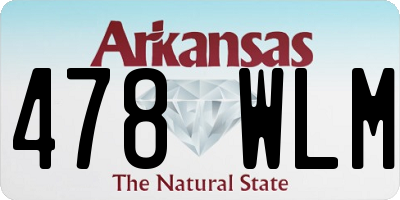 AR license plate 478WLM