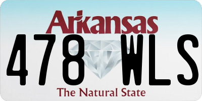AR license plate 478WLS