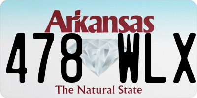 AR license plate 478WLX