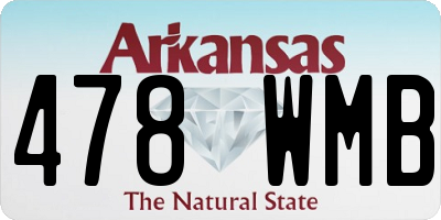AR license plate 478WMB