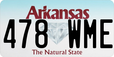 AR license plate 478WME