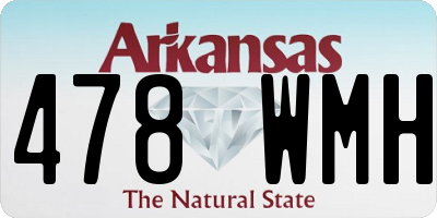 AR license plate 478WMH