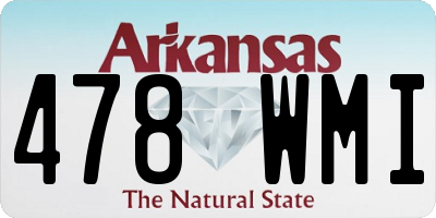AR license plate 478WMI