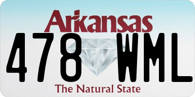 AR license plate 478WML