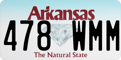 AR license plate 478WMM