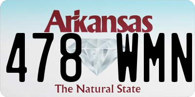AR license plate 478WMN