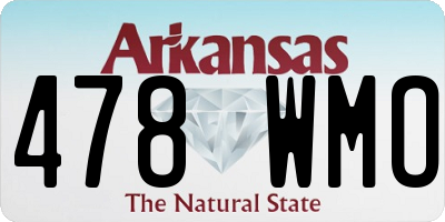AR license plate 478WMO