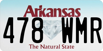 AR license plate 478WMR