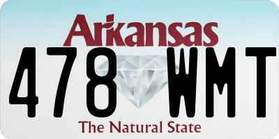 AR license plate 478WMT
