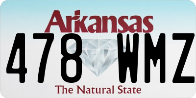 AR license plate 478WMZ