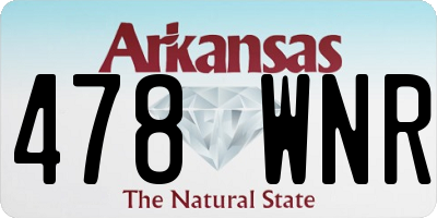 AR license plate 478WNR