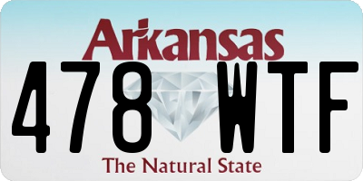 AR license plate 478WTF