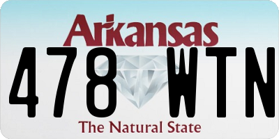 AR license plate 478WTN