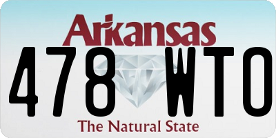 AR license plate 478WTO
