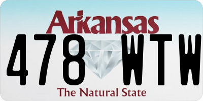 AR license plate 478WTW