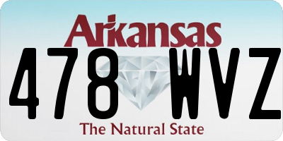 AR license plate 478WVZ