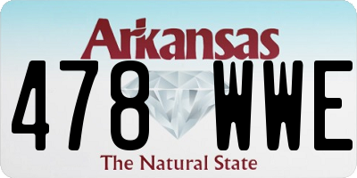 AR license plate 478WWE