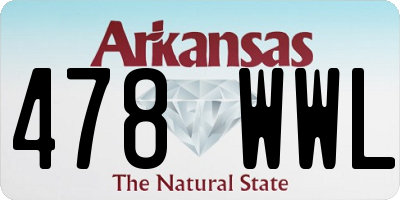 AR license plate 478WWL