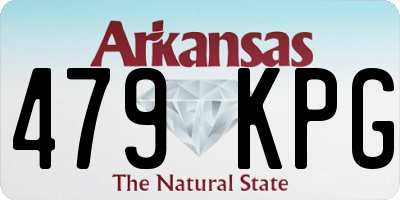AR license plate 479KPG