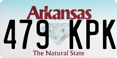 AR license plate 479KPK