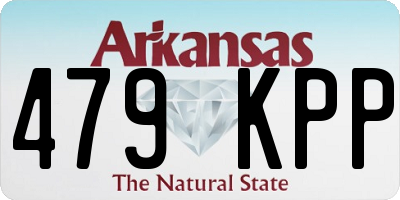 AR license plate 479KPP