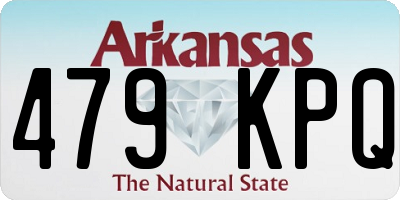 AR license plate 479KPQ