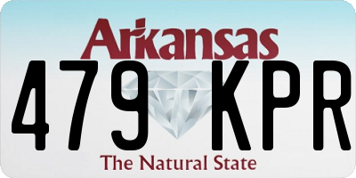 AR license plate 479KPR