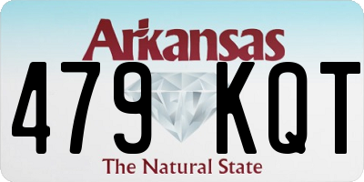 AR license plate 479KQT