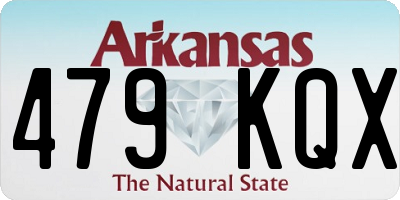 AR license plate 479KQX