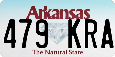 AR license plate 479KRA