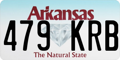 AR license plate 479KRB