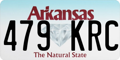 AR license plate 479KRC