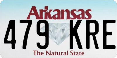 AR license plate 479KRE
