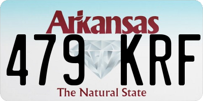 AR license plate 479KRF