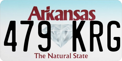 AR license plate 479KRG