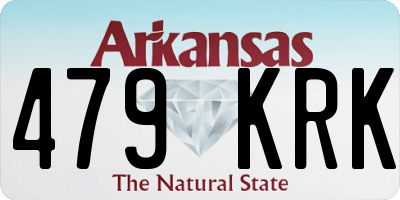 AR license plate 479KRK