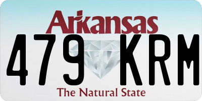 AR license plate 479KRM
