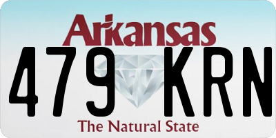 AR license plate 479KRN