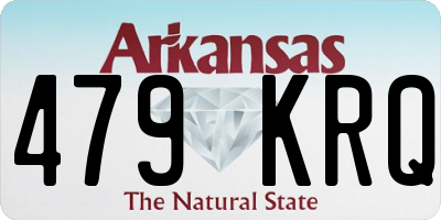 AR license plate 479KRQ