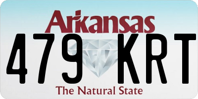 AR license plate 479KRT